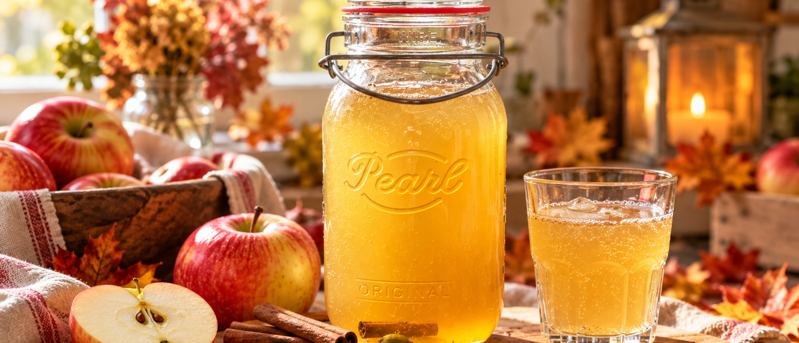 herfst appelwaterkefir