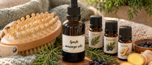 Lymfemassageolie, voor een gezonde lymfe circulatie