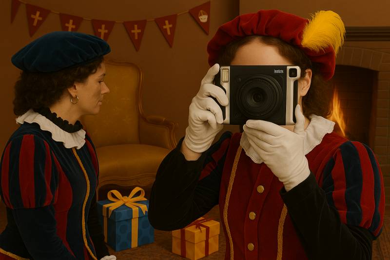 Extra Magie: De Polaroid Pietjes De Polaroid Pietjes Sfeervol Sinterklaasdecor voor winkelcentrum Trek bezoekers aan, boost je zichtbaarheid