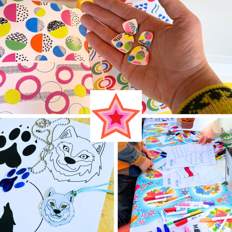 Krimpi creatieve activiteit festival Creatieve activiteit op evenement