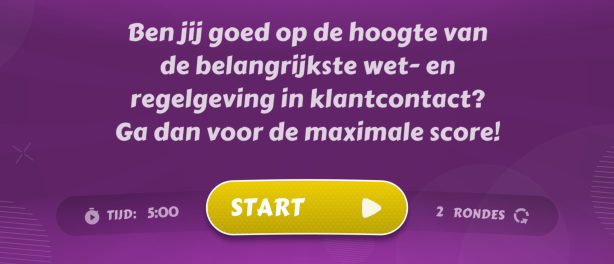 Speel nu de demogame van de Klantcontactquiz!