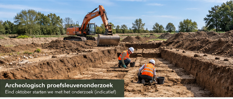 Omgevingsvergunning Kerkenweide verleend en start archeologisch onderzoek