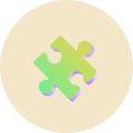 Puzzelstuk-icoon