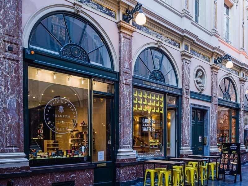 Koninklijke Sint-Hubertusgalerijen in Brugge
