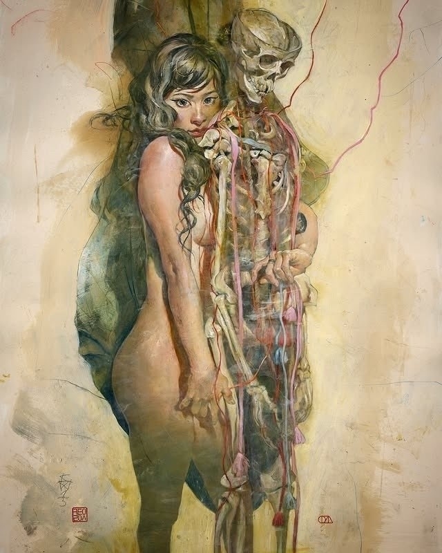 Art by Kent Williams Art by Kent Williams