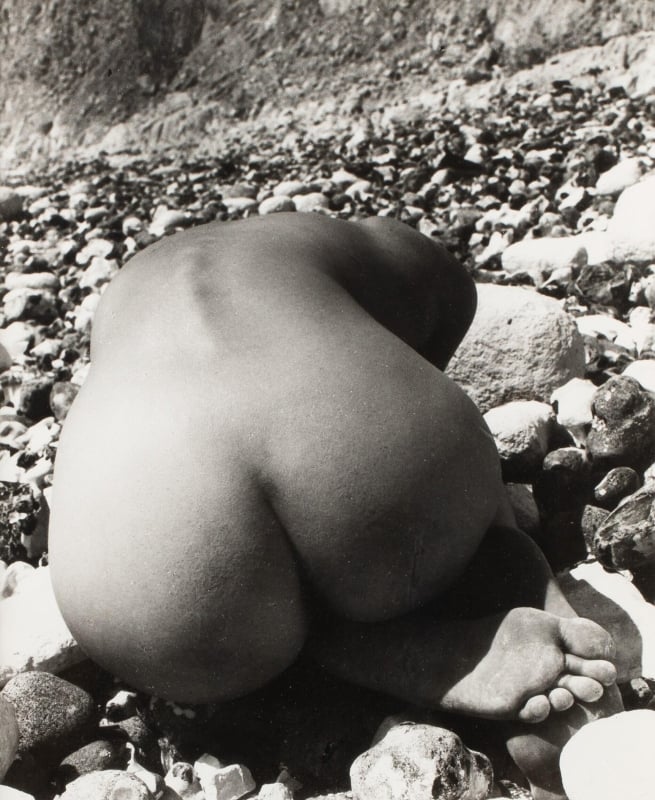Bill Brandt, Nude & Stones (east Sussex), 1978, Magnificent Nudes at Sotheby's Bill Brandt, Nude & Stones (east Sussex), 1978, Magnificent Nudes at Sotheby's