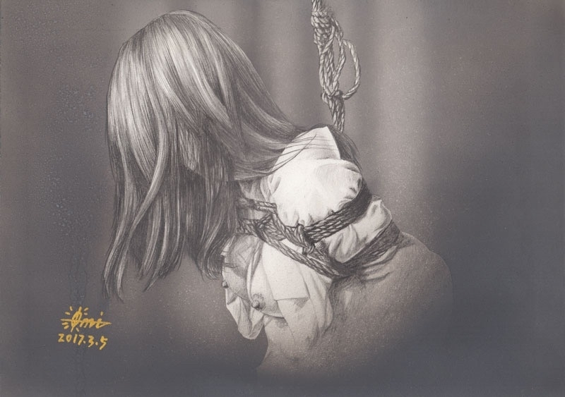 bondage art by Ōmi Kazuhiro bondage art by Ōmi Kazuhiro