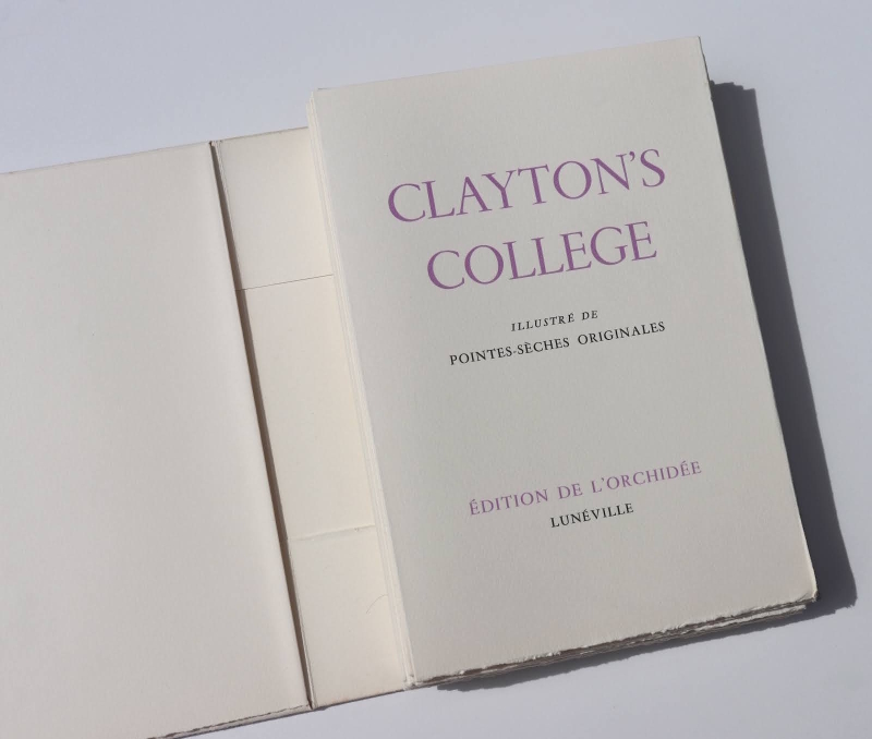clayton's college opening page