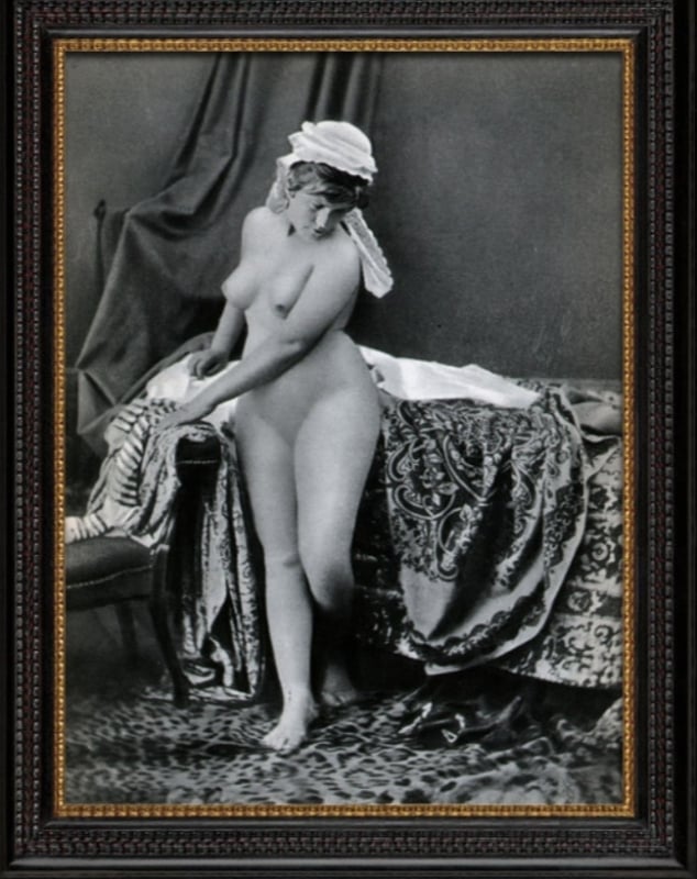 French Erotic Daguerreotype - Female Nude La Soubrette, Original heliogravure based on an erotic daguerreotype made in 1880 French Erotic Daguerreotype - Female Nude La Soubrette, Original heliogravure based on an erotic daguerreotype made in 1880