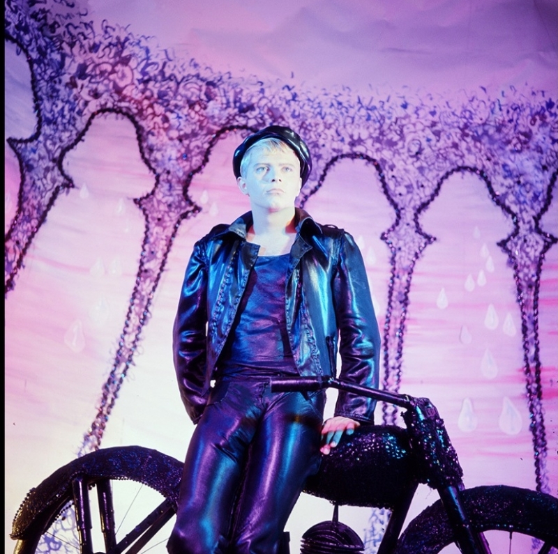James Bidgood, Biker, ca. early 1960s Digital C-print from the production of Bidgood's underground independent cult film Pink Narcissus (released in 1971) James Bidgood, Biker, ca. early 1960s Digital C-print from the production of Bidgood's underground independent cult film Pink Narcissus (released in 1971)
