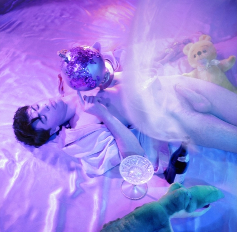 James Bidgood, Curtain Billowing over Bobby Kendall, 1960s James Bidgood, Curtain Billowing over Bobby Kendall, 1960s