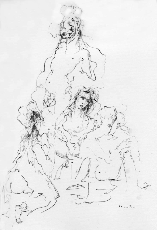 Leonor Fini, Illustration for de Marquis De Sade's Juliette, 1944 Leonor Fini, Illustration for de Marquis De Sade's Juliette, 1944