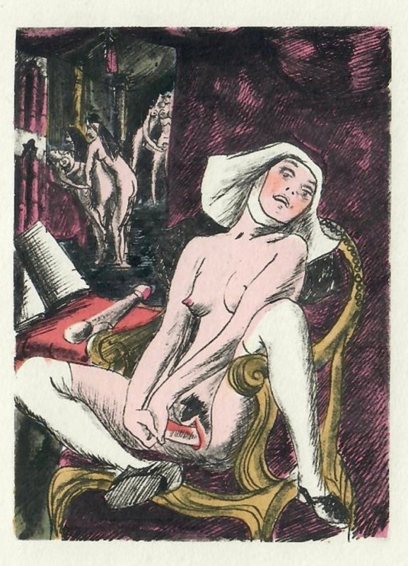 nun with dildo from nun with dildo from