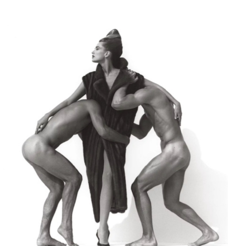 Tatjana,Valentino, L.A., 1988 Archival Pigment Print by Herb Ritts Tatjana,Valentino, L.A., 1988 Archival Pigment Print by Herb Ritts