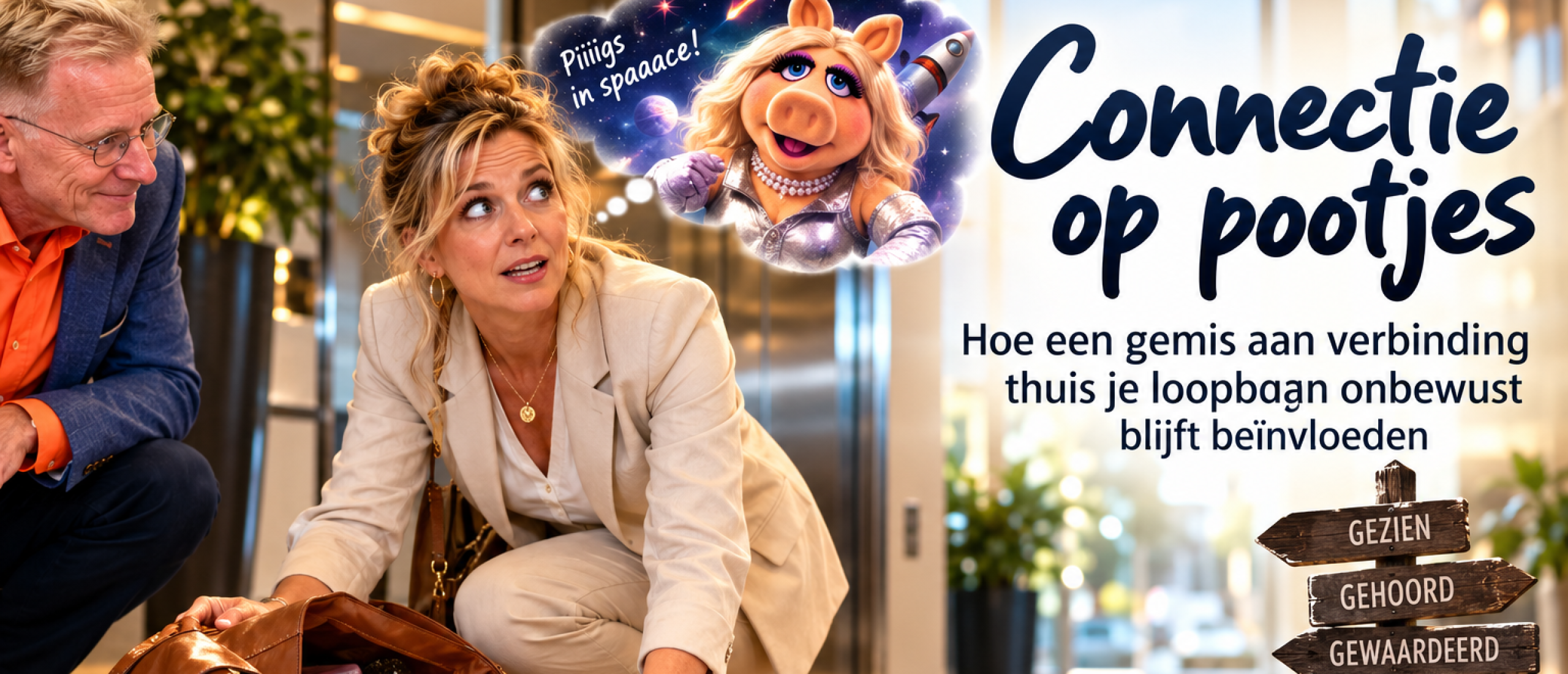 Ze voelt iedereen haarfijn aan. Maar wie ziet, hoort en waardeert háár? Over verbinding, oude pijn en een droombaan waarin je wél tot je recht komt.