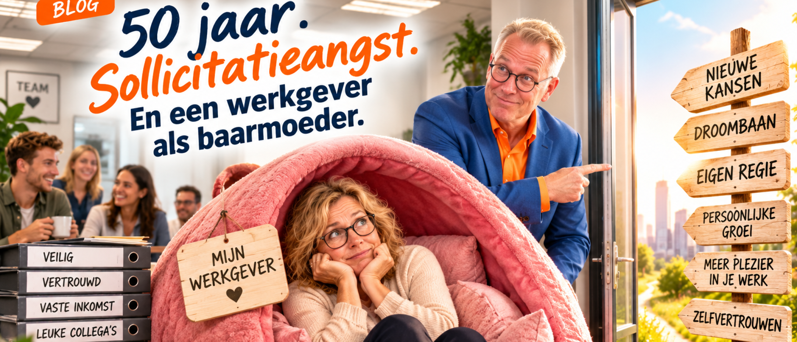 Sollicitatieangst en een werkgever als baarmoeder