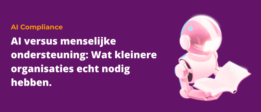 AI versus menselijke ondersteuning: Wat kleinere organisaties echt nodig hebben.