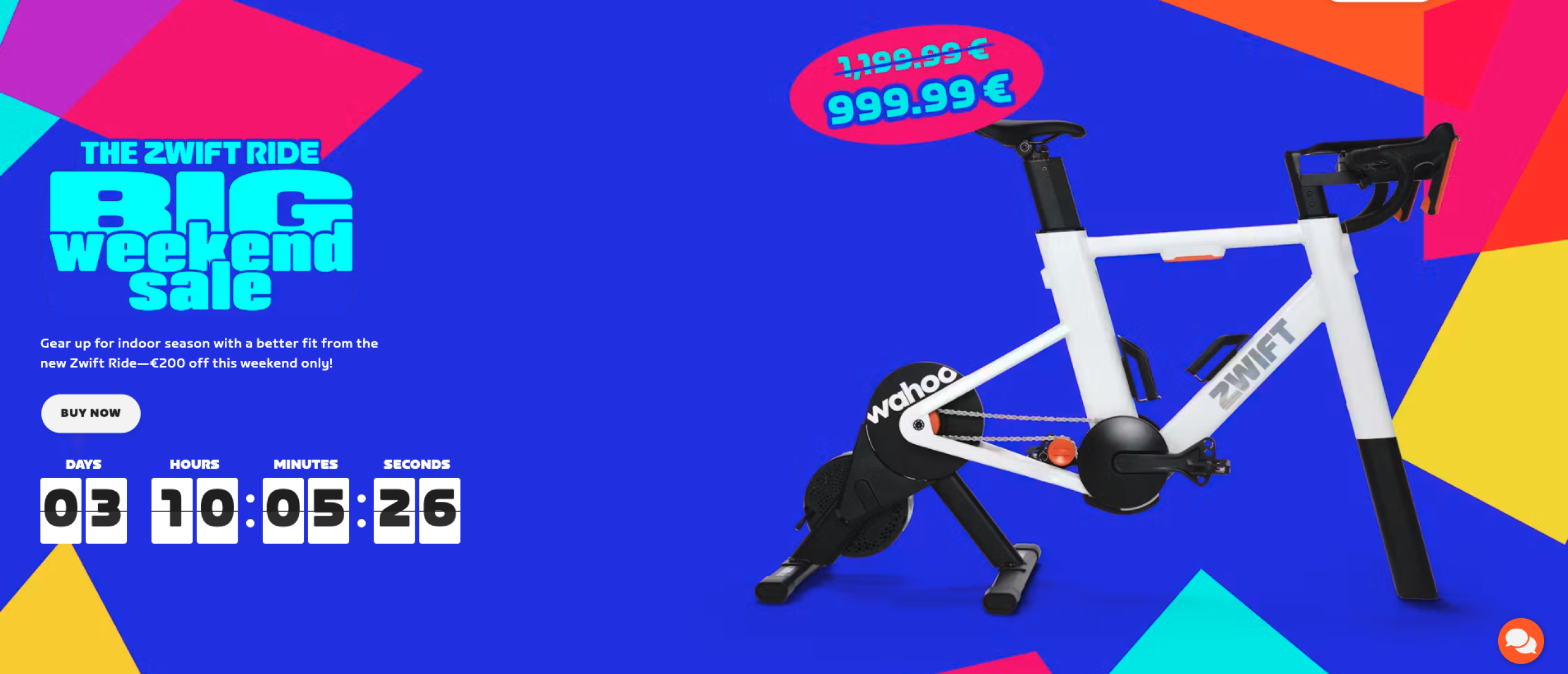 Zwift Ride sale sept 2026