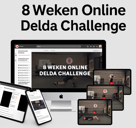 Thuisworkouts 8 weken online Delda challenge