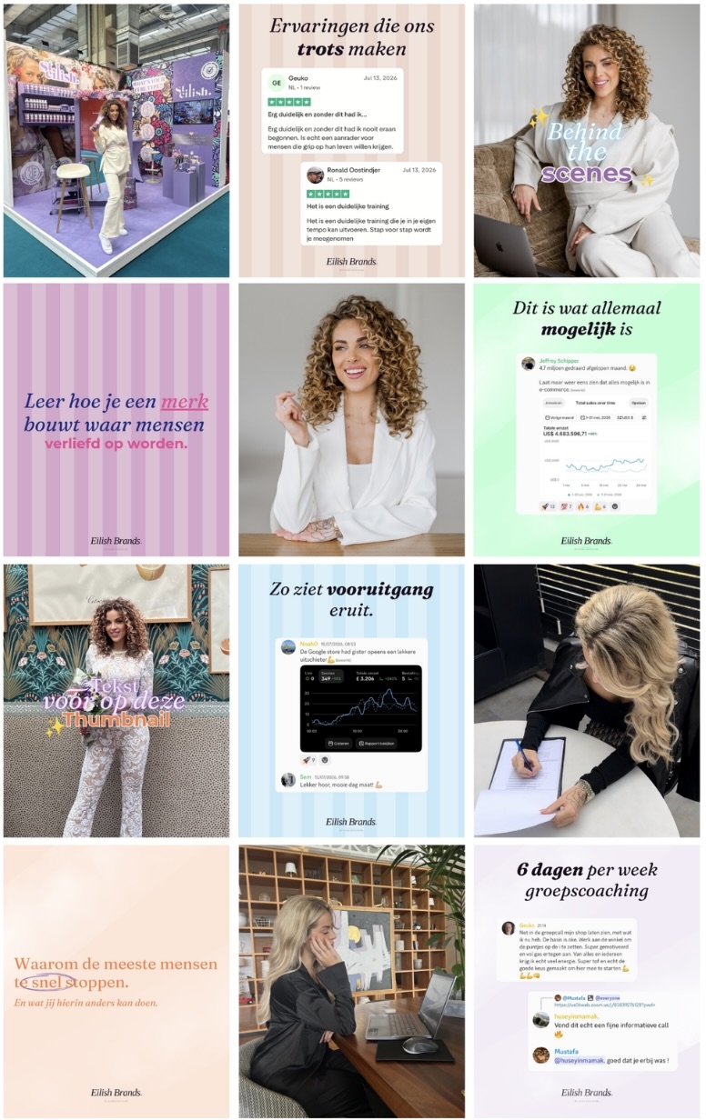 Social media voorbeeld