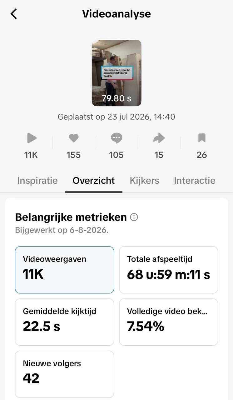 Video resultaat