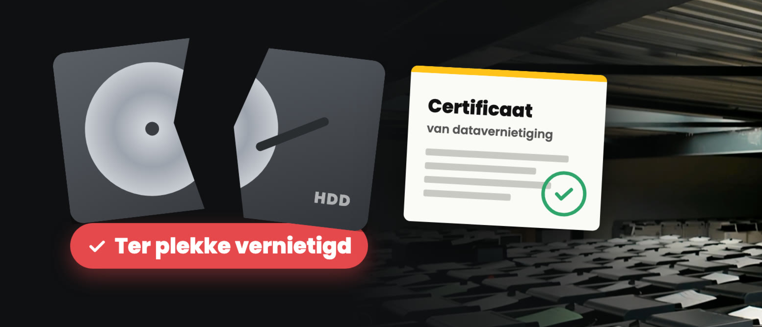 Harde schijf vernietigen: welke methode werkt echt, en vergeet je printer niet