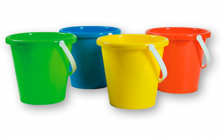 1,5 liter speelgoed emmers in diverse kleuren 1,5 liter speelgoed emmers in diverse kleuren