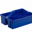 blauwe gereedschapsbak blauwe gereedschapsbak