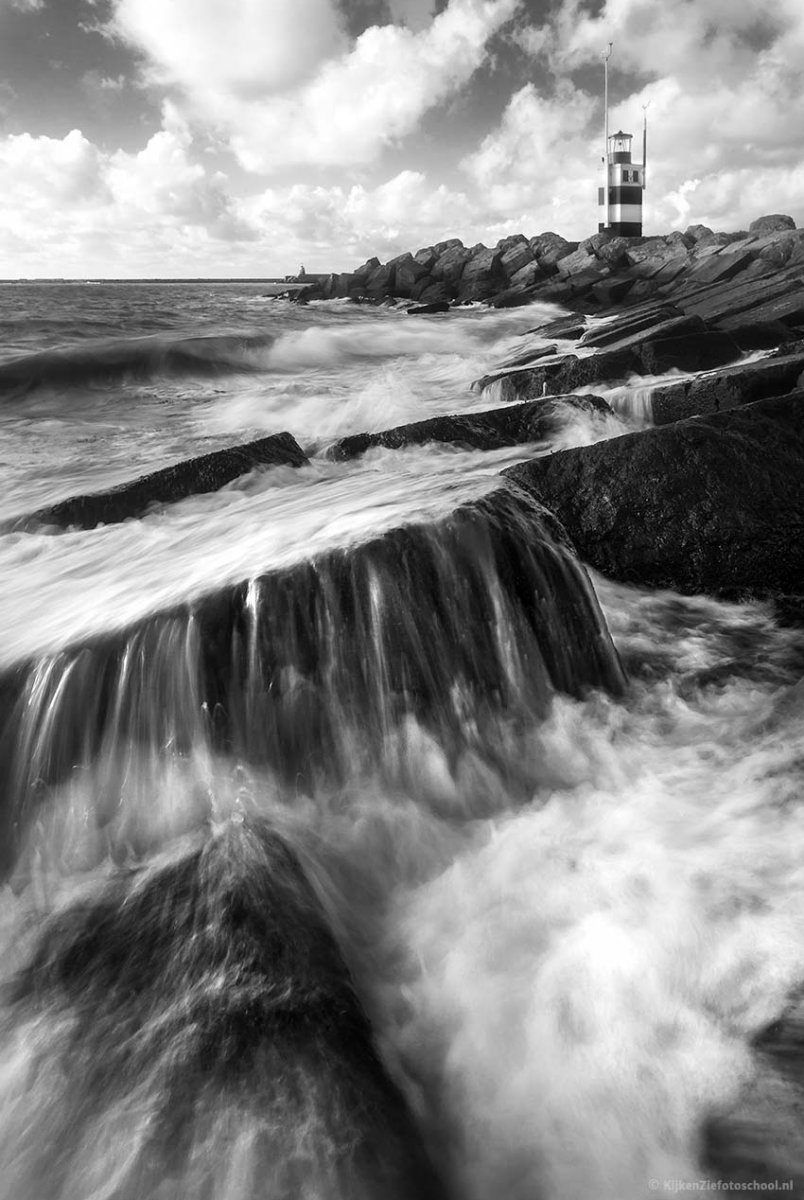 Lange Sluitertijden Fotoworkshop Long exposure workshop fotografie voorbeeld IJmuiden