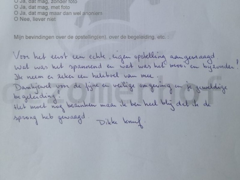 Opstellingen Ervaringen Opstellingen Ervaringen