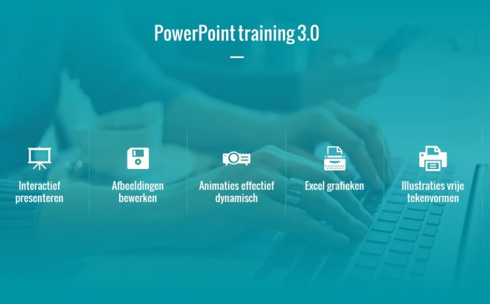 Werken met iconen - PowerPoint training Werken met iconen - PowerPoint training