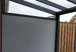 aluminium zijwand met polycarbonaat spiekozijn nice en easy 3,5 meter doe-het-zelf en gratis thuisbezorging