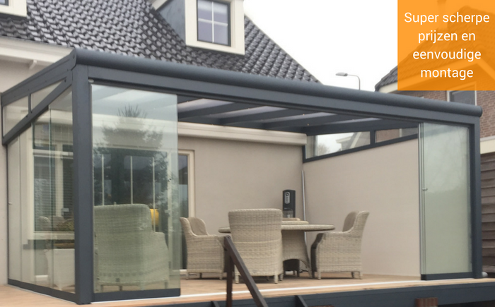 polycarbonaat tuinkamer nice en easy scherpe prijzen en eenvoudige montage