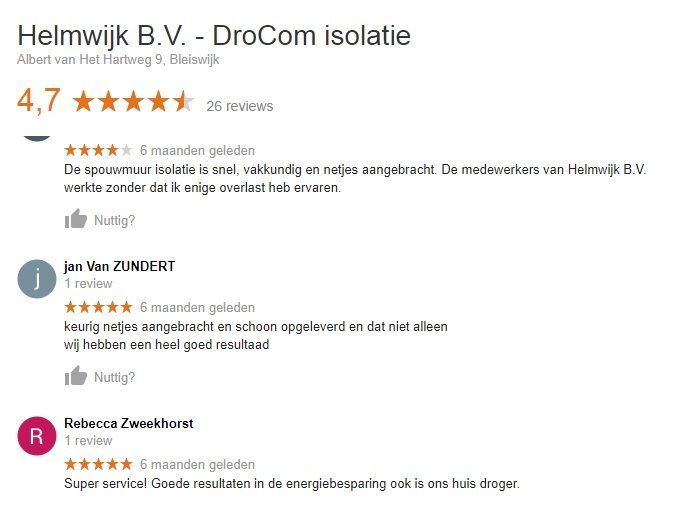 Spouwmuurisolatie ervaringen Spouwmuurisolatie ervaringen