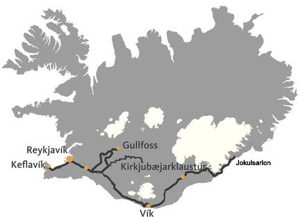Zuidkust met Landmannalaugar en Laki Kraters Klik HIER voor het gedetailleerde programma